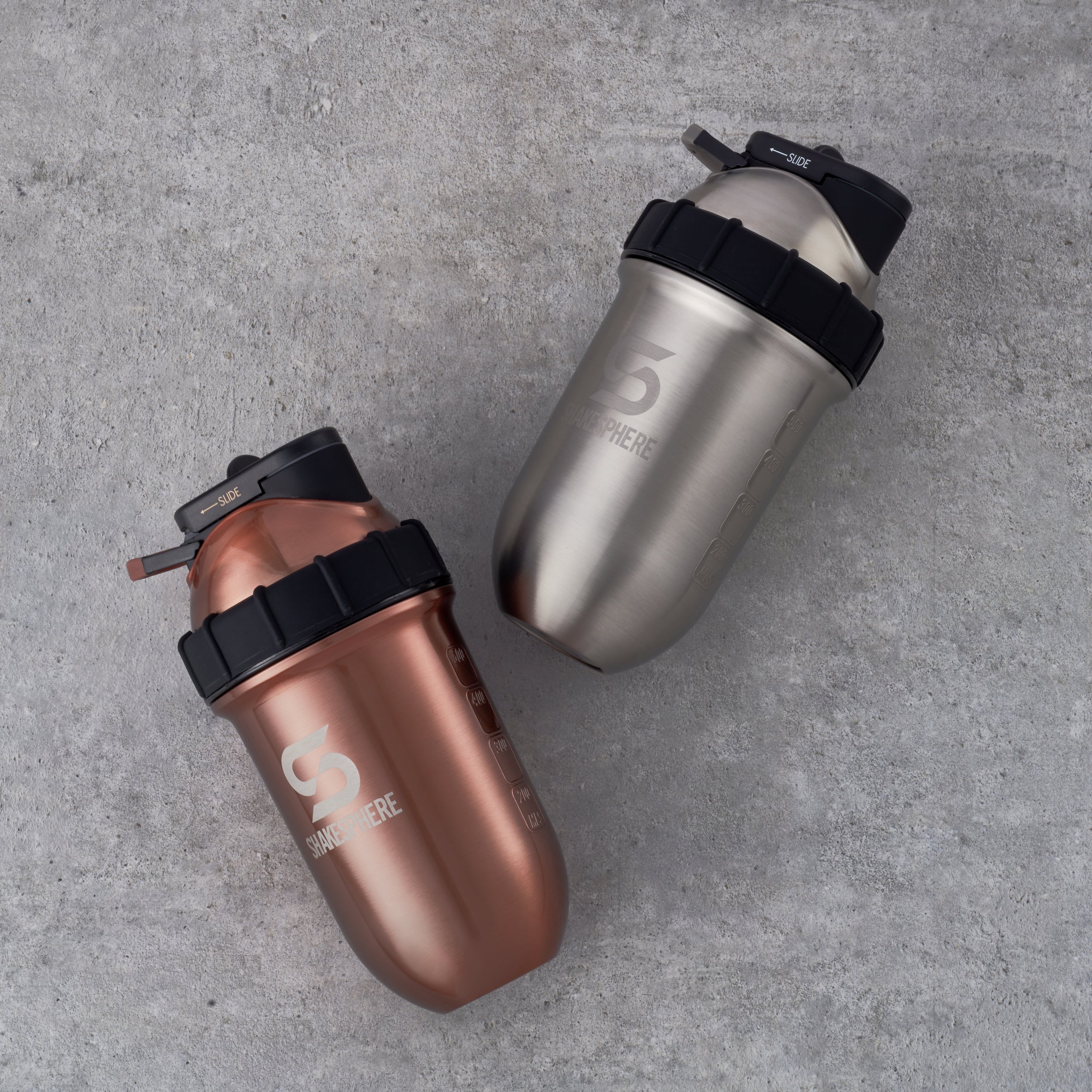 Stainless steel protein shaker bottles – ShakeSphere UK