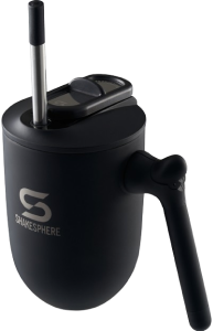 ShakeSphere Thermal Coffee Cup Steel Matte Black
