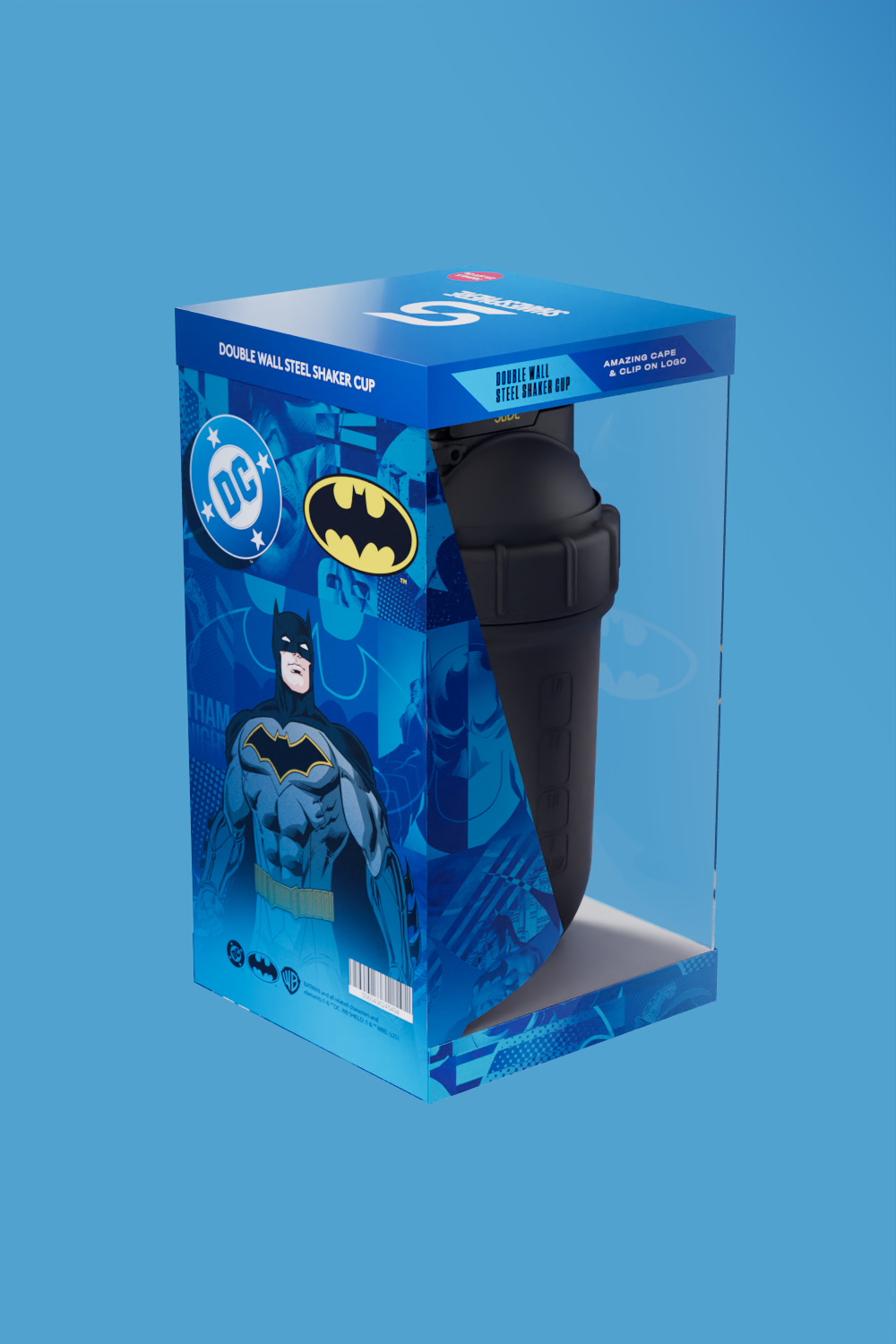 DC Batman™ Double Wall Steel Shaker – 700ml (Pre-Order)