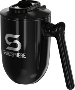 ShakeSphereThermal Coffee Cup Steel Mirror Black