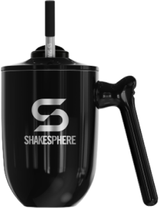 ShakeSphereThermal Coffee Cup Steel Mirror Black