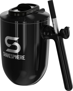 ShakeSphereThermal Coffee Cup Steel Mirror Black