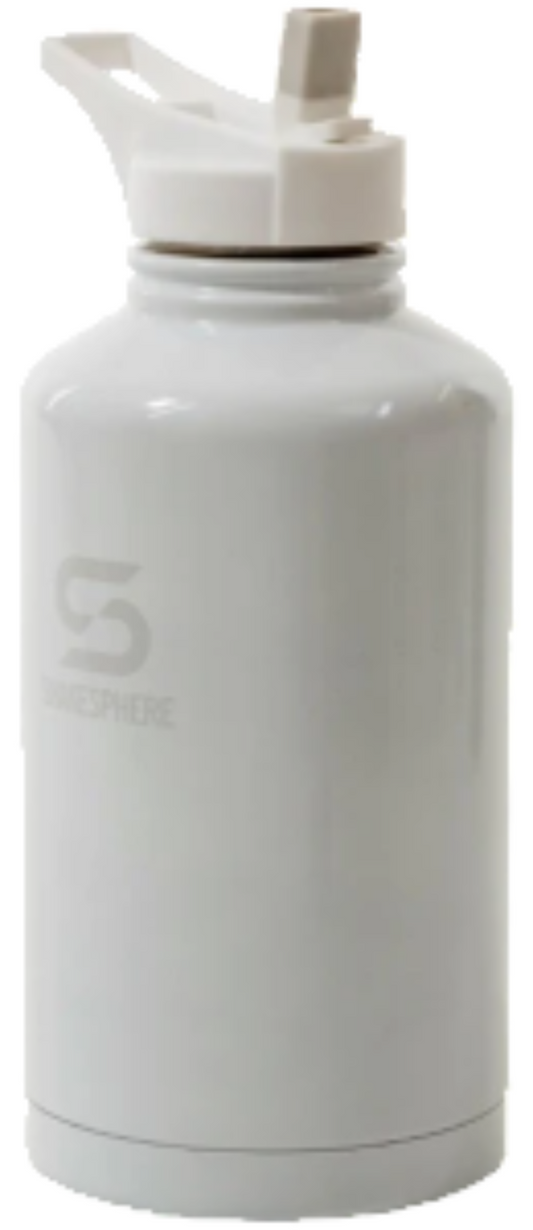 Hydration Jug 1.8L Steel Double Walled White