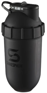 Protein shaker bottle 700mls "Tumbler Original" Matte Black/Black Logo