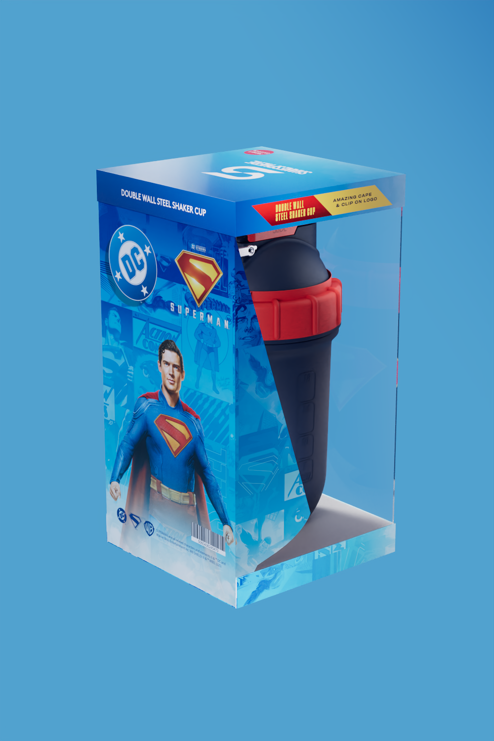 Superman™ Double Wall Steel Shaker Cup – Ultimate Collector's Edition