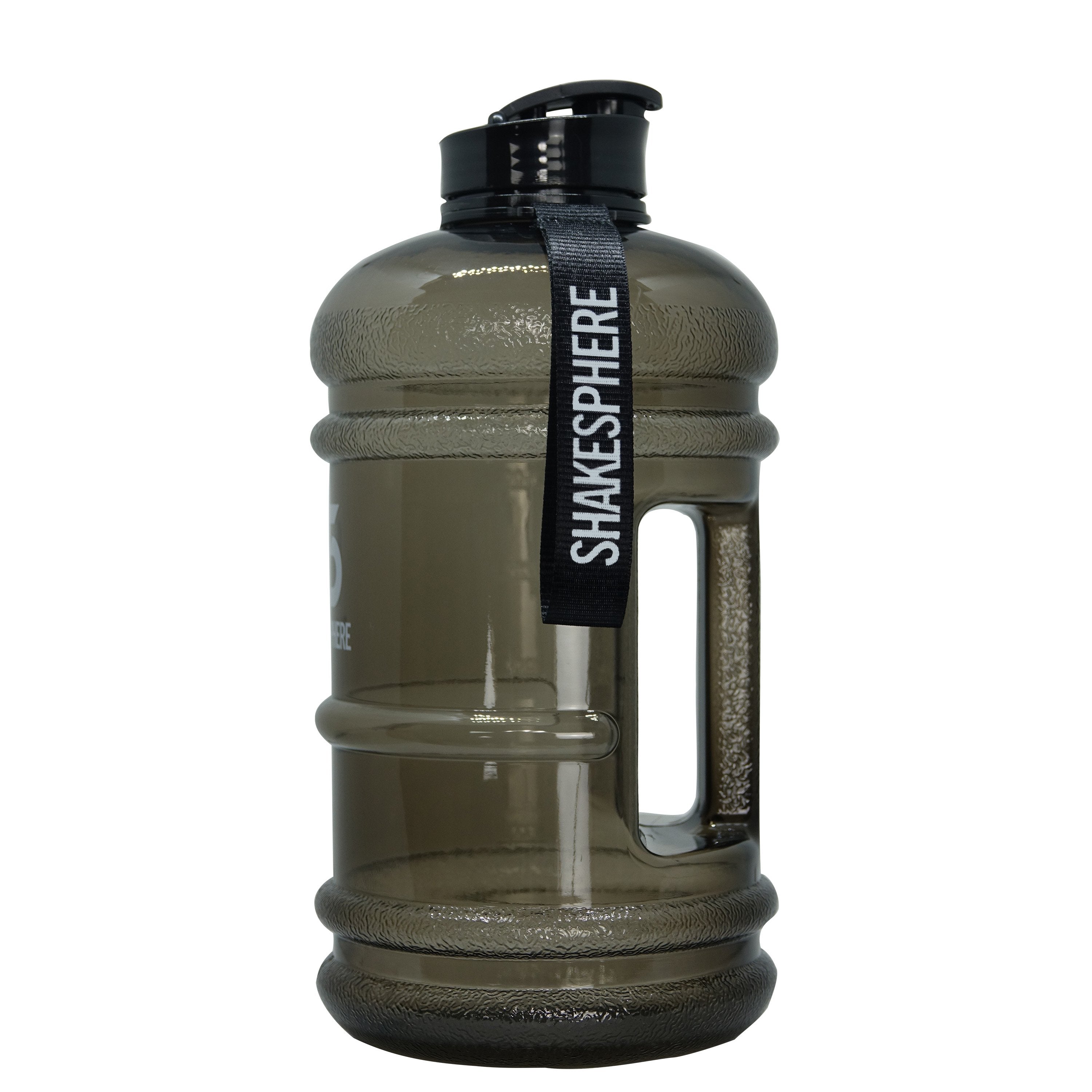 Water Bottle 2.2L Black with Flip Cap