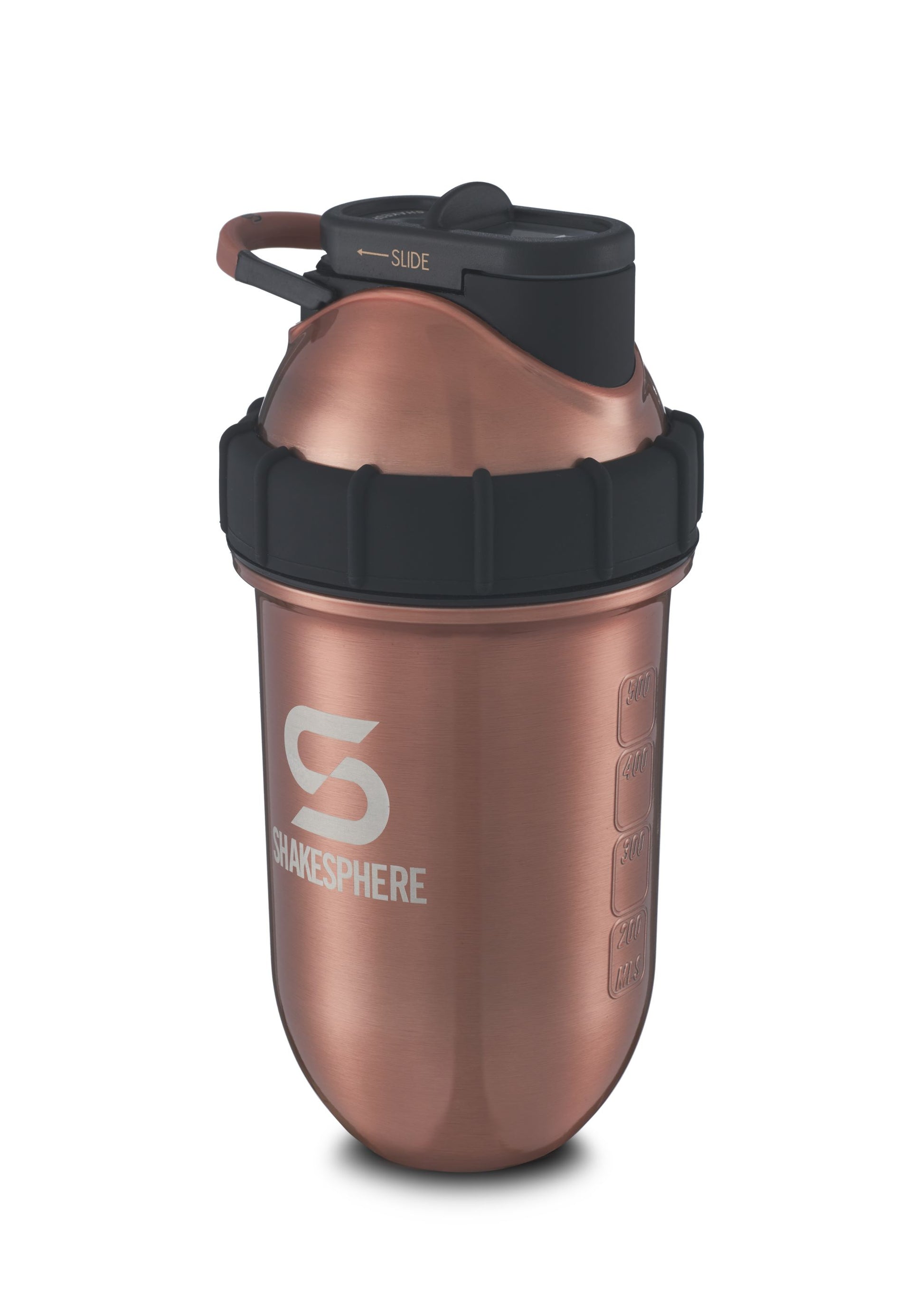 Protein shaker bottle 700mls "Tumbler" Double Wall Steel Copper