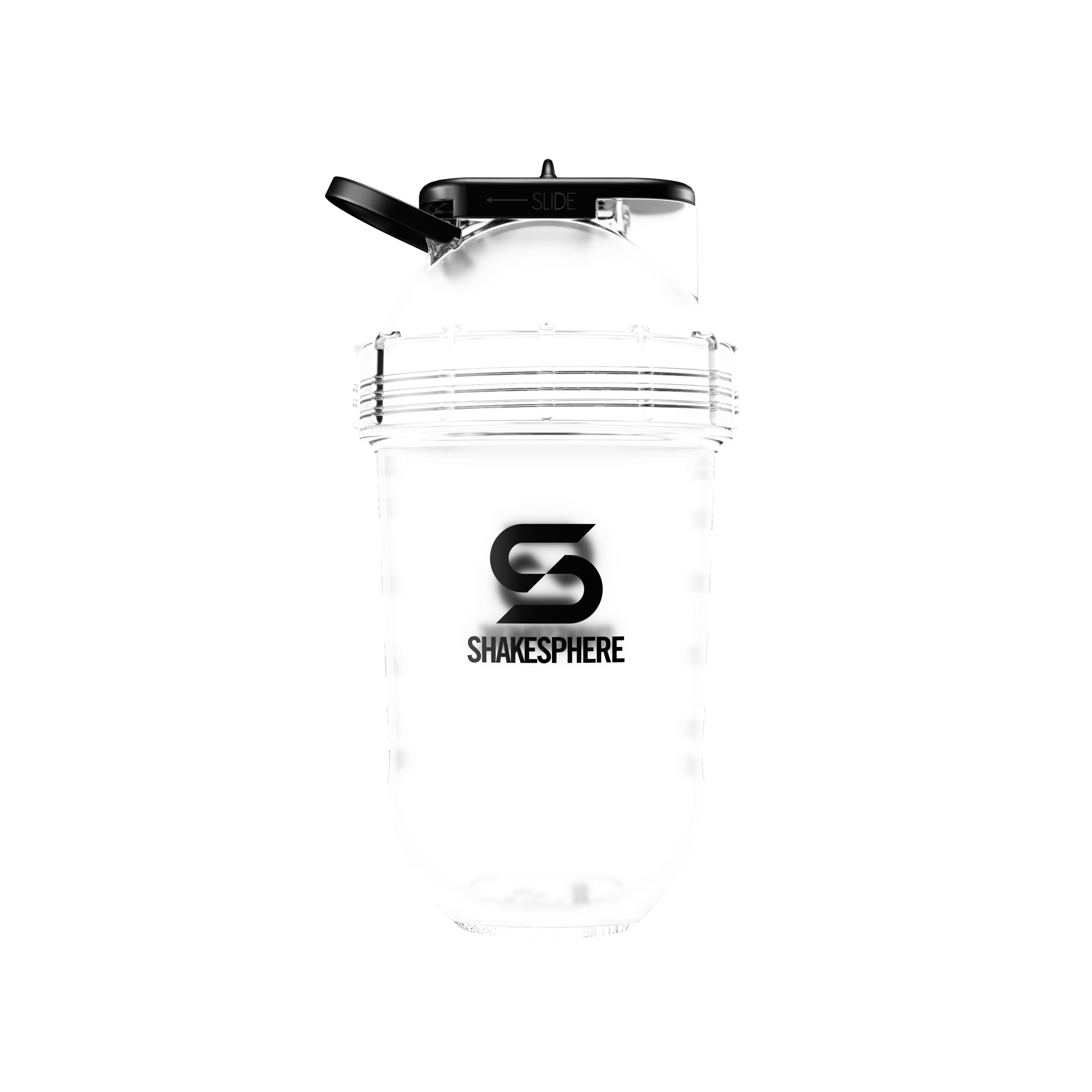 ShakeSphere Tumbler Tritan Clear Black