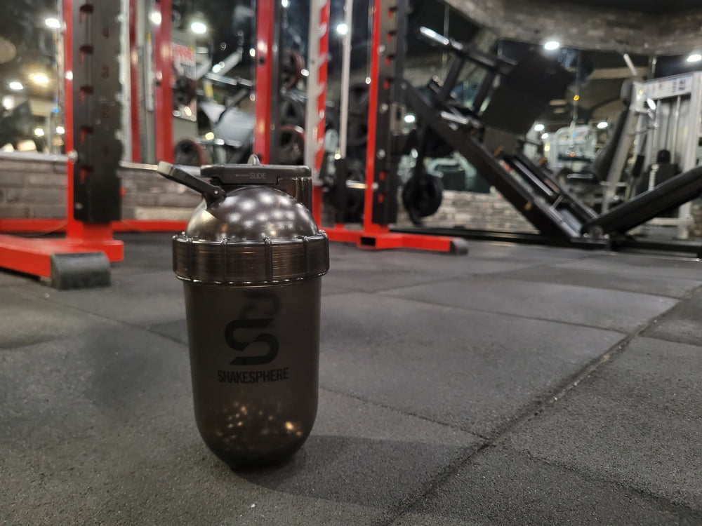 ShakeSphere Tumbler Tritan Black Clear Black