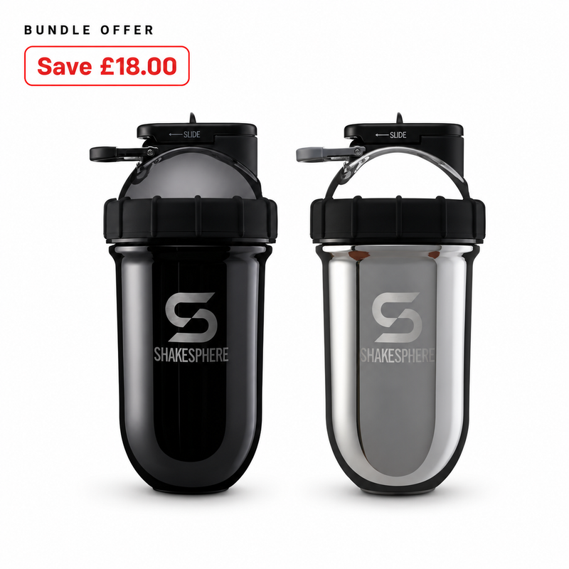 Complete Setup Bundle: 2 x Double Wall Steel Shaker