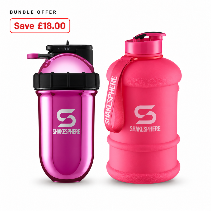 Gym Duo: Tumbler Double Wall Steel + Hydration Jug