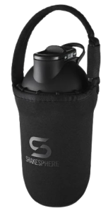 Black Neoprene Case for Protein shaker bottle