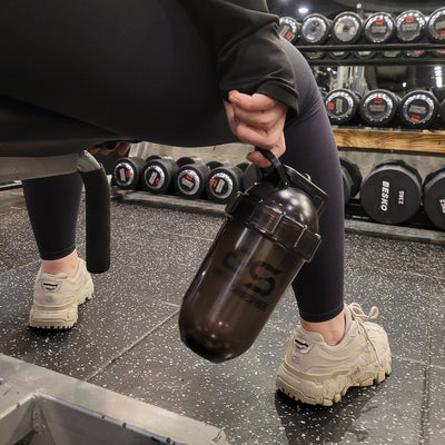 ShakeSphere Tumbler Tritan Black Clear Black