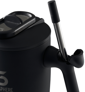 ShakeSphere Thermal Coffee Cup Steel Matte Black