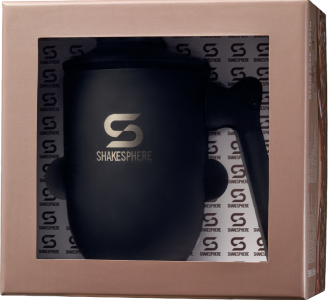 ShakeSphere Thermal Coffee Cup Steel Matte Black