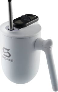 ShakeSphere Thermal Coffee Cup Steel Matte White