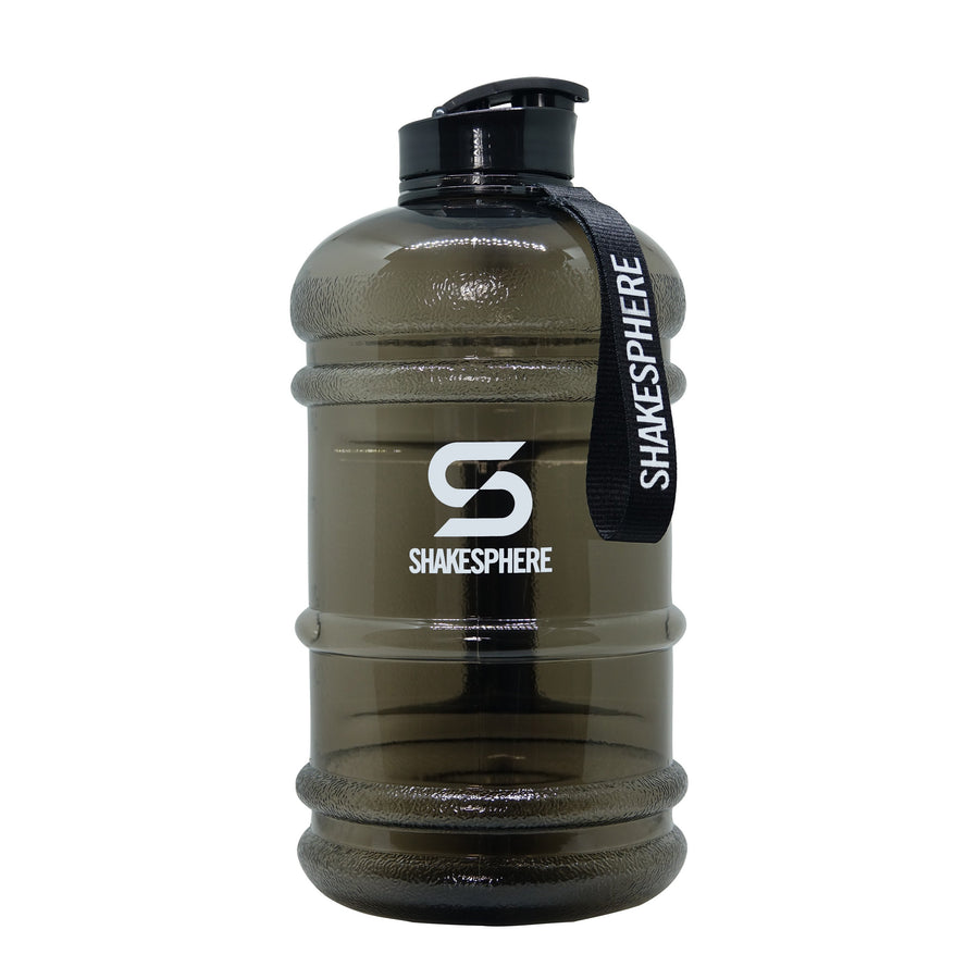 Water Bottle 2.2L Black with Flip Cap