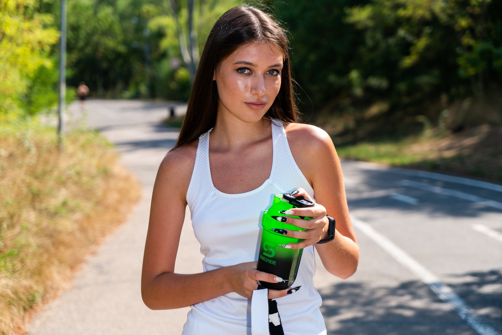 ShakeSphere Tumbler Cooler Shaker Ombre Green