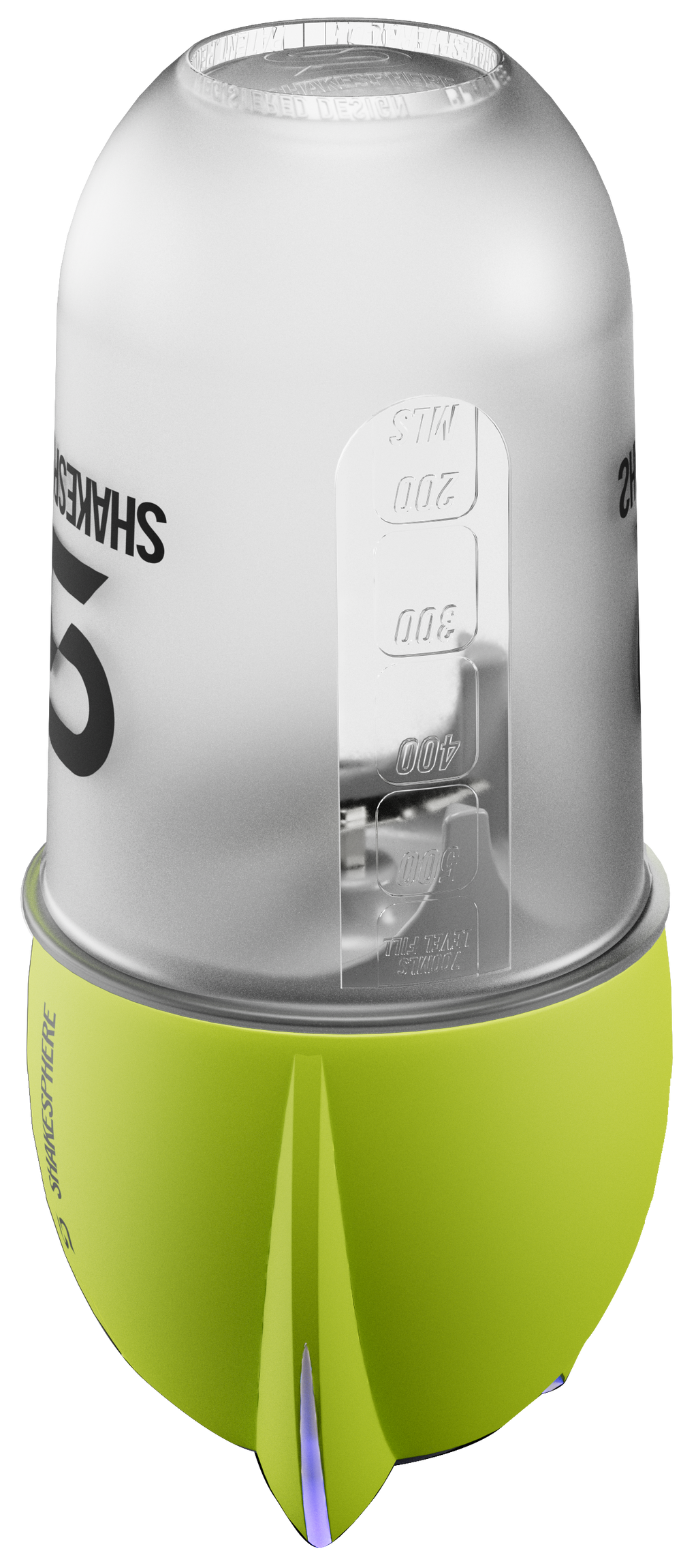 Portable Blender E-Lid Fluorescent Yellow