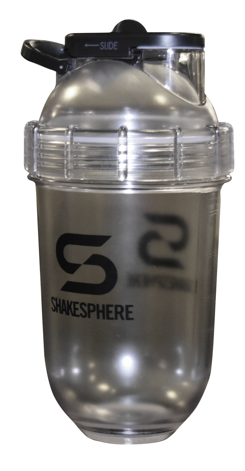 ShakeSphere Tumbler Tritan Clear Black